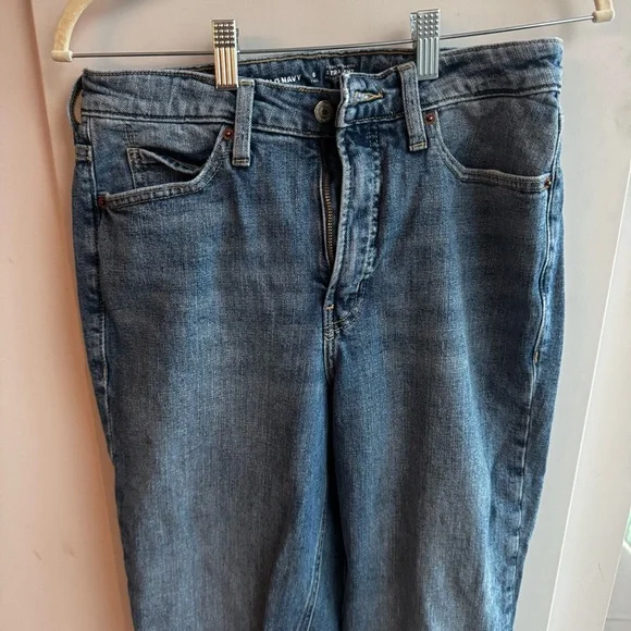 OLD NAVY Extra High-Waisted Straight Jeans - 8 Tall NWOT - Picture 3 of 7